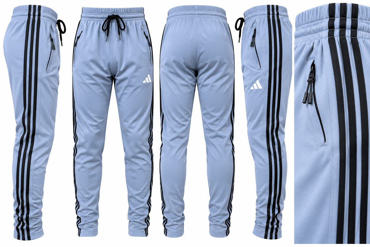 4- Way Stretch Dry-Fit Track Pants For Men | Lightweight & Breathable Activewear