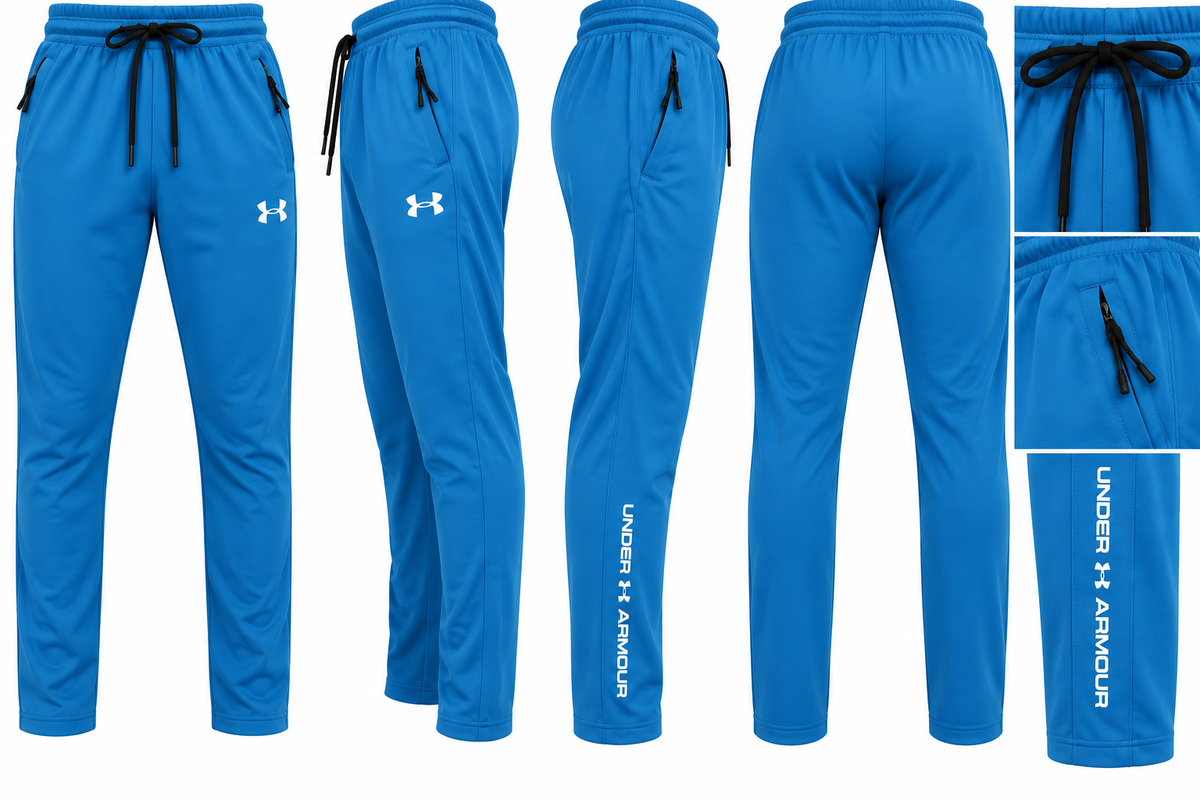 Dry Fit 4-Way Stretch Lycra Trouser – Azure Blue Sportswear