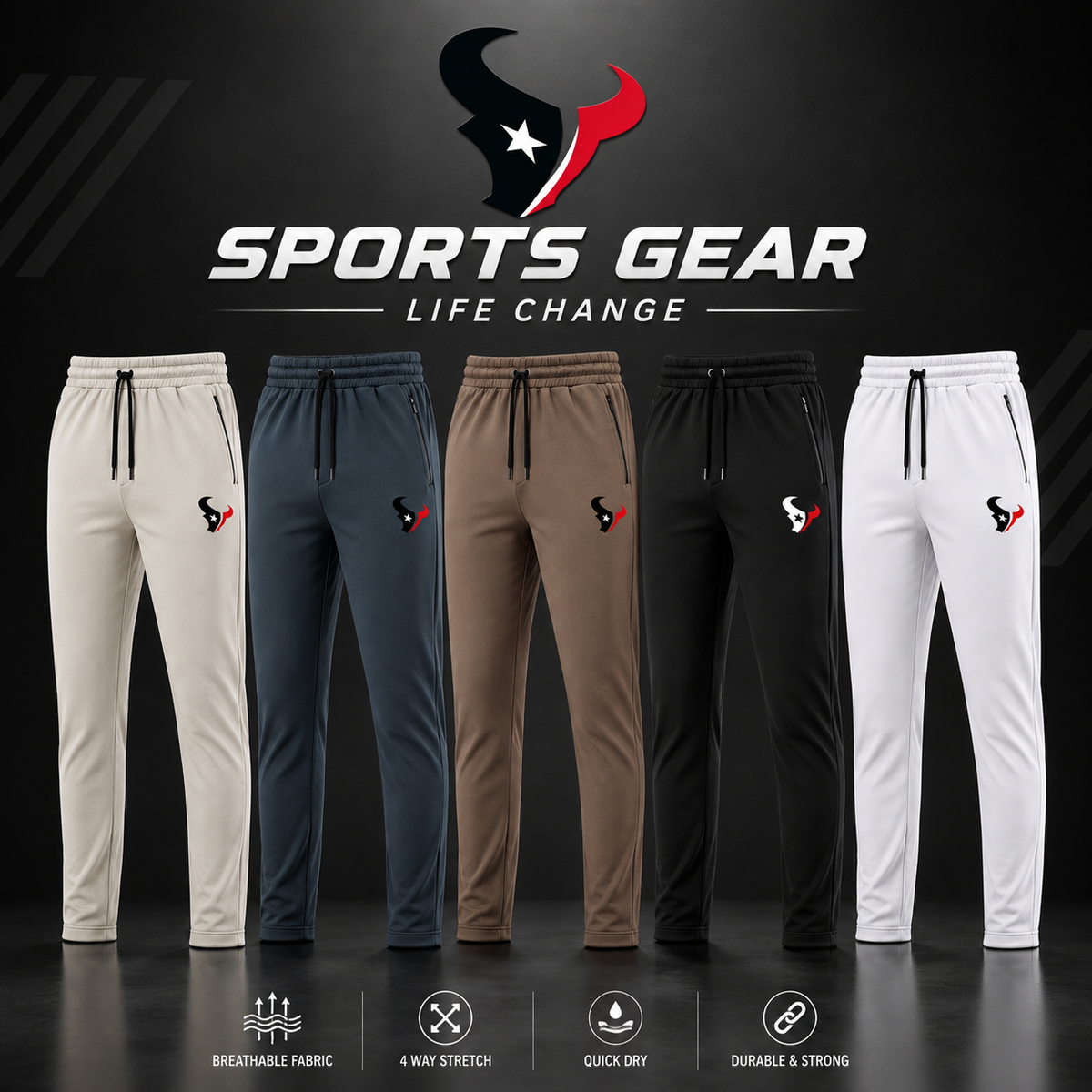 Dry_Fit Waffle China Trouser