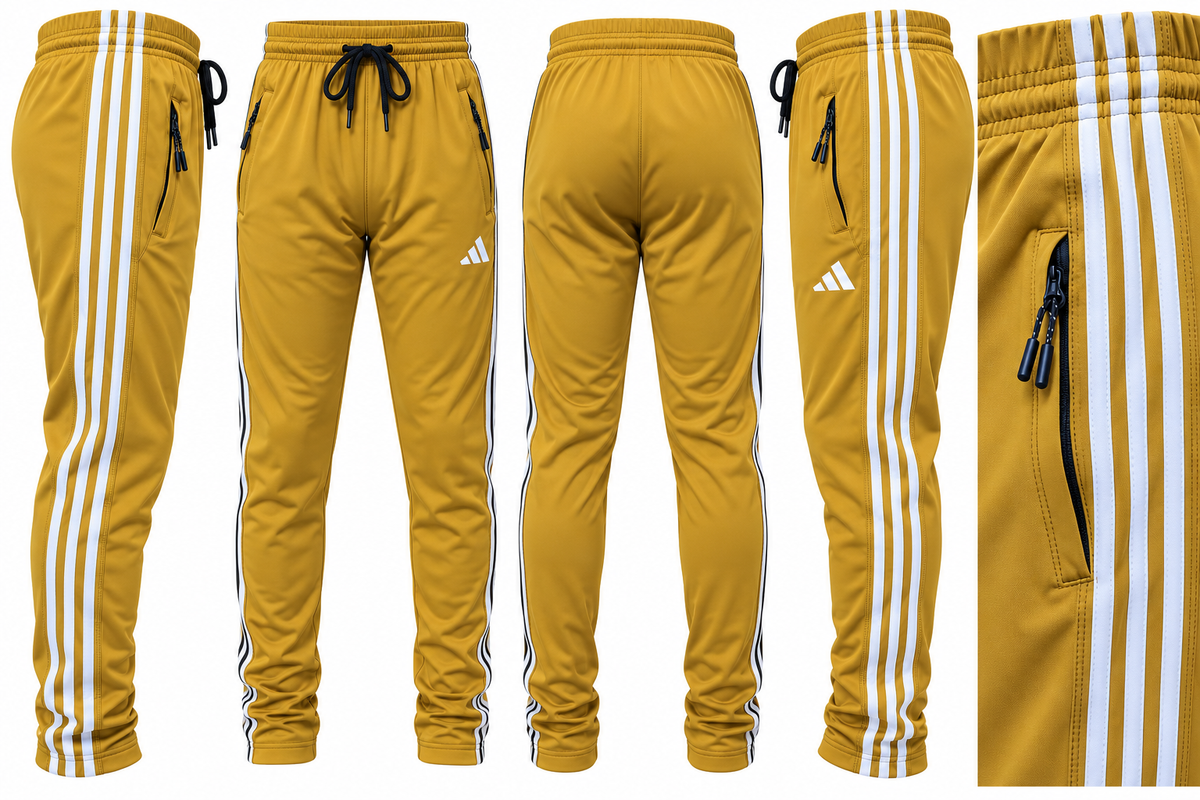 4-Way Stretch Dry-Fit Track Pants For Men | Lightweight & Breathable Activewear