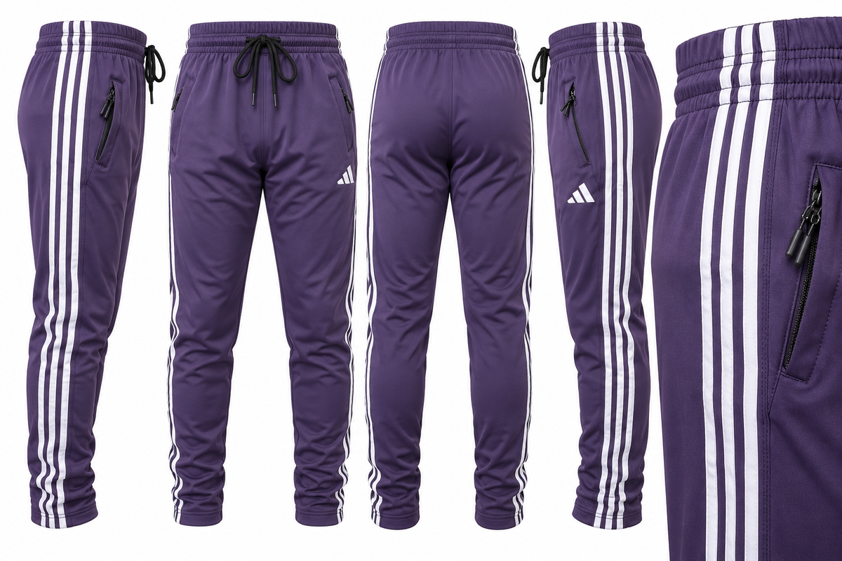 4-Way Stretch Dry-Fit Track Pants For Men | Lightweight & Breathable Activewear
