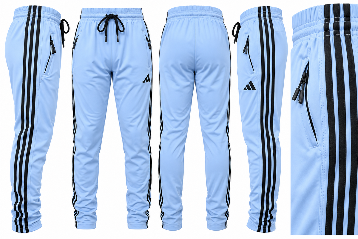 4-Way Stretch Dry-Fit Track Pants For Men | Lightweight & Breathable Activewear