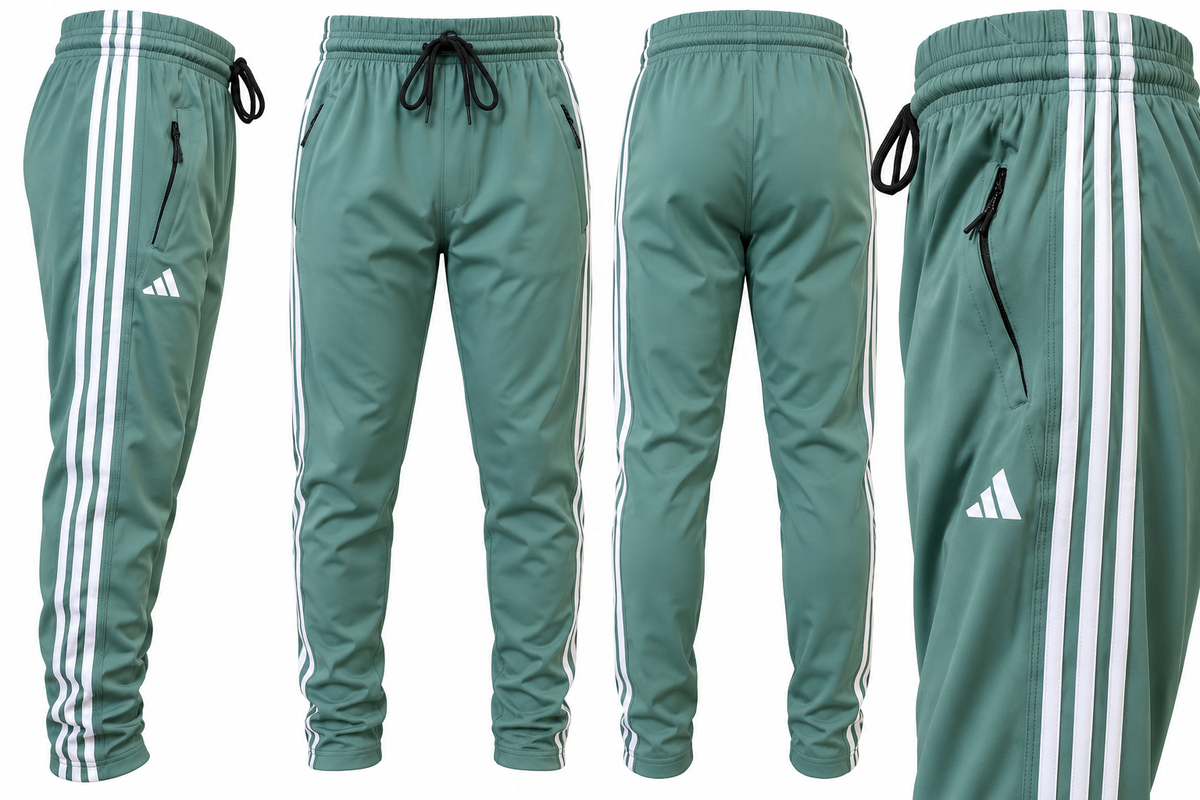 4-Way Stretch Dry-Fit Track Pants For Men | Lightweight & Breathable Activewear